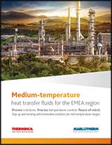Medium temperature heat transfer fluids selection guide for the EMEA region