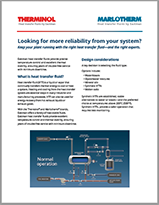 Keep your plant runnning with the right heat transfer fluid